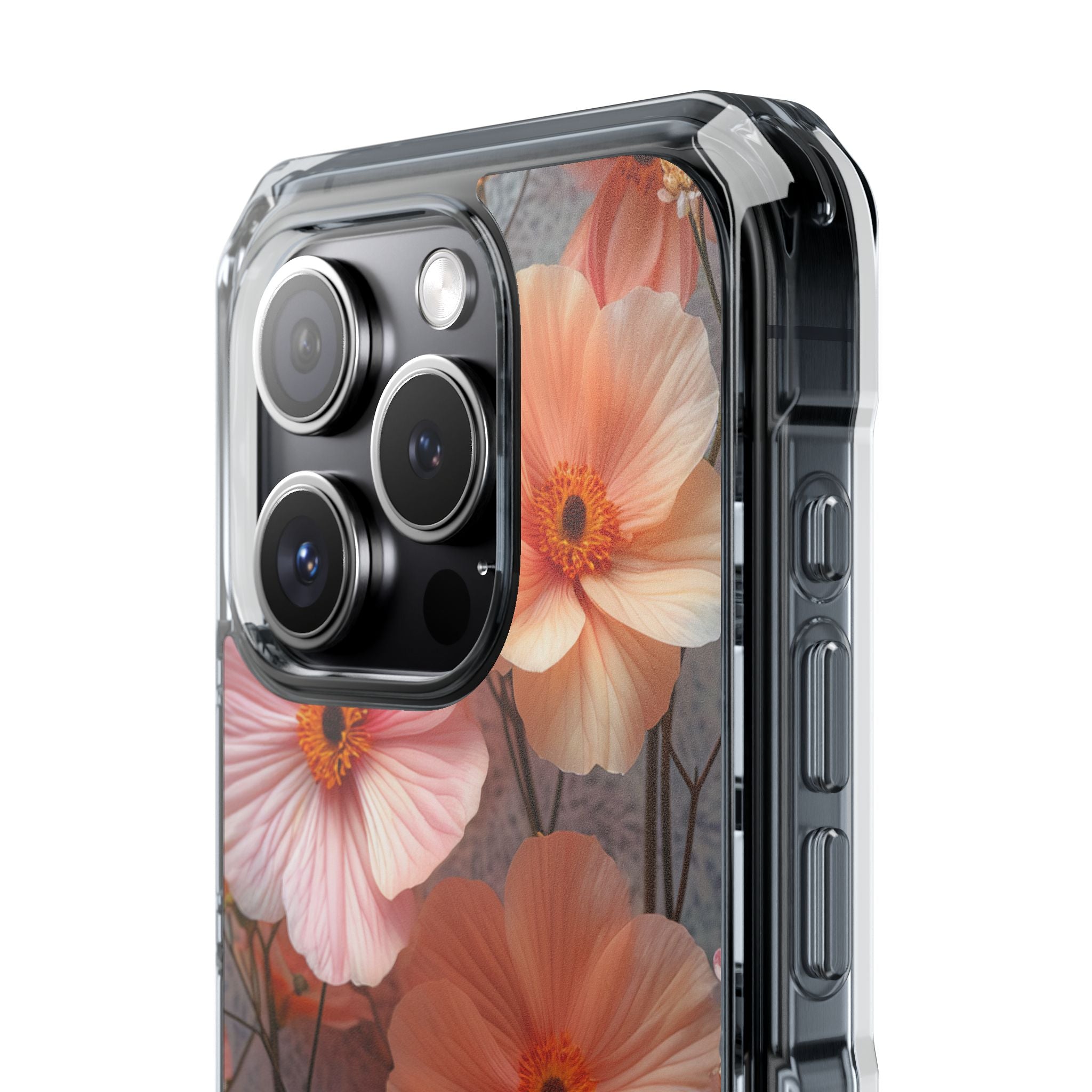 Serene Botanical Blooms - Clear Impact iPhone 15 Phone Case