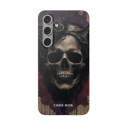 Gothic Skull Crown Samsung S24 Plus Case - Soft
