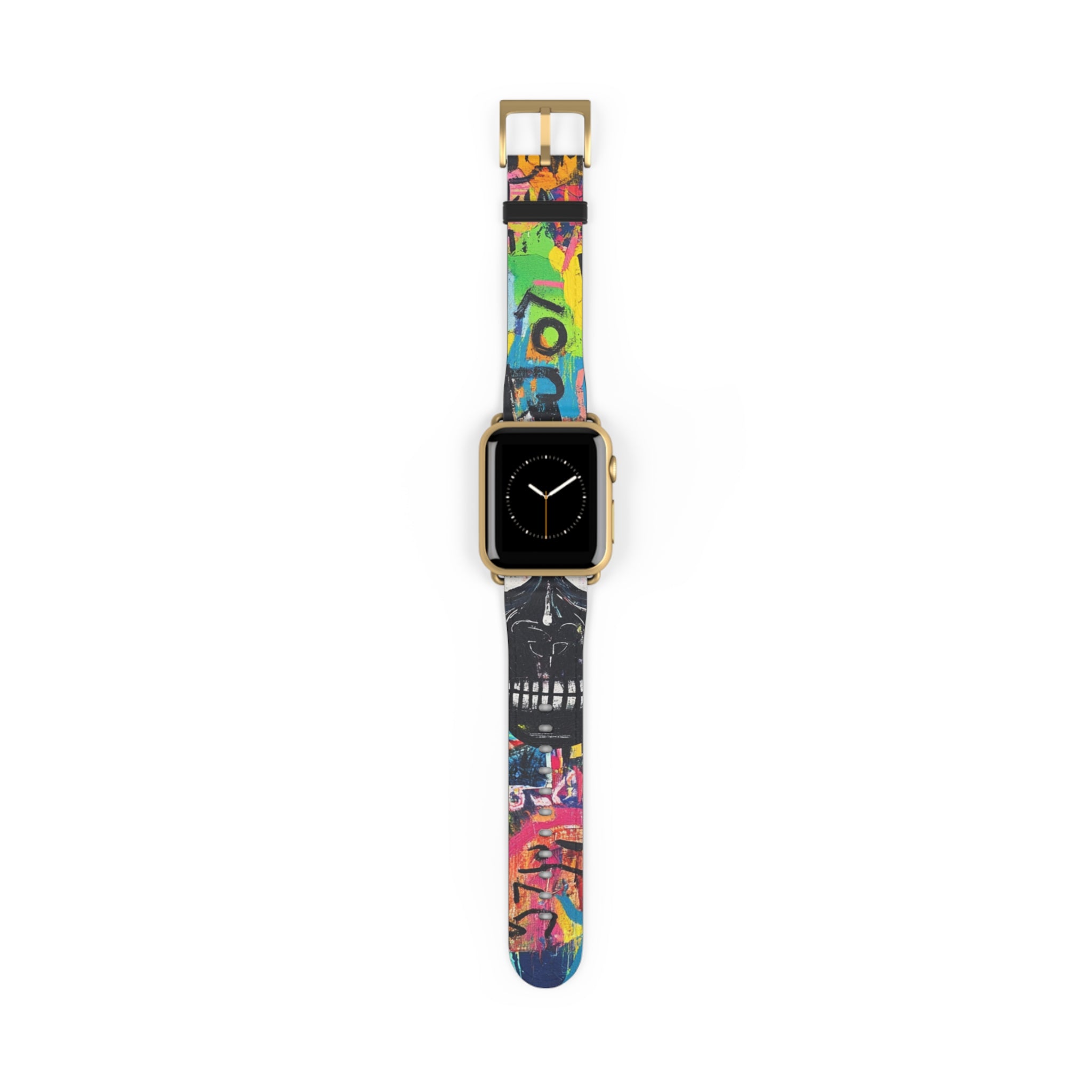 Neon Skull Burst - Watch Band