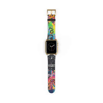 Neon Skull Burst - Watch Band