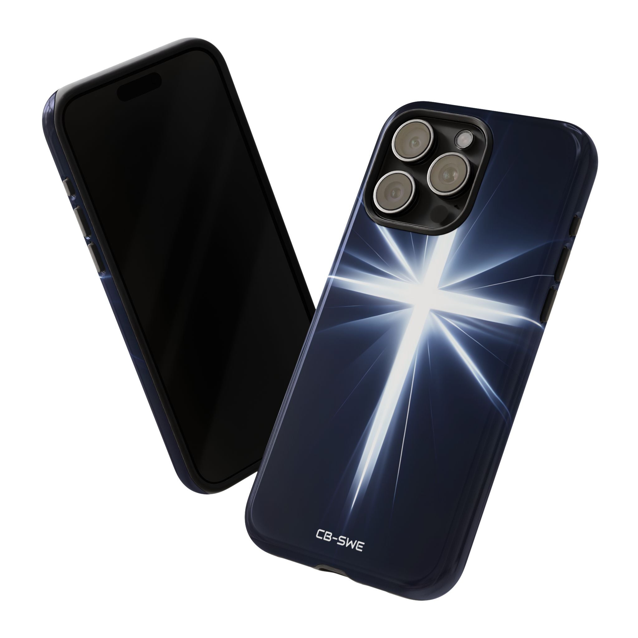 Luminous Cross Radiance - iPhone Case