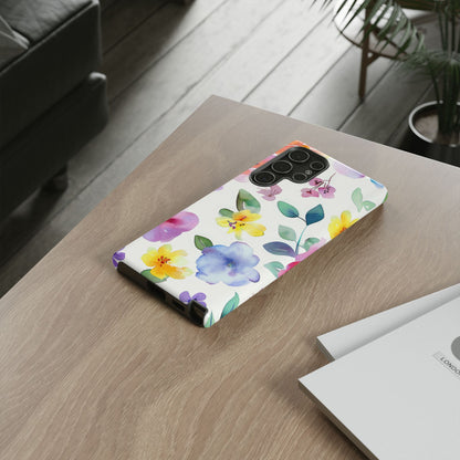 Whimsical Watercolor Florals - Samsung Case