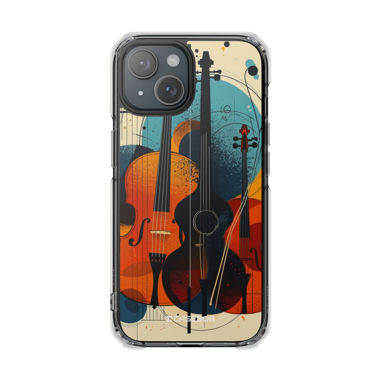 Musical Vortex - Phone Case for iPhone (Clear Impact - Magnetic)