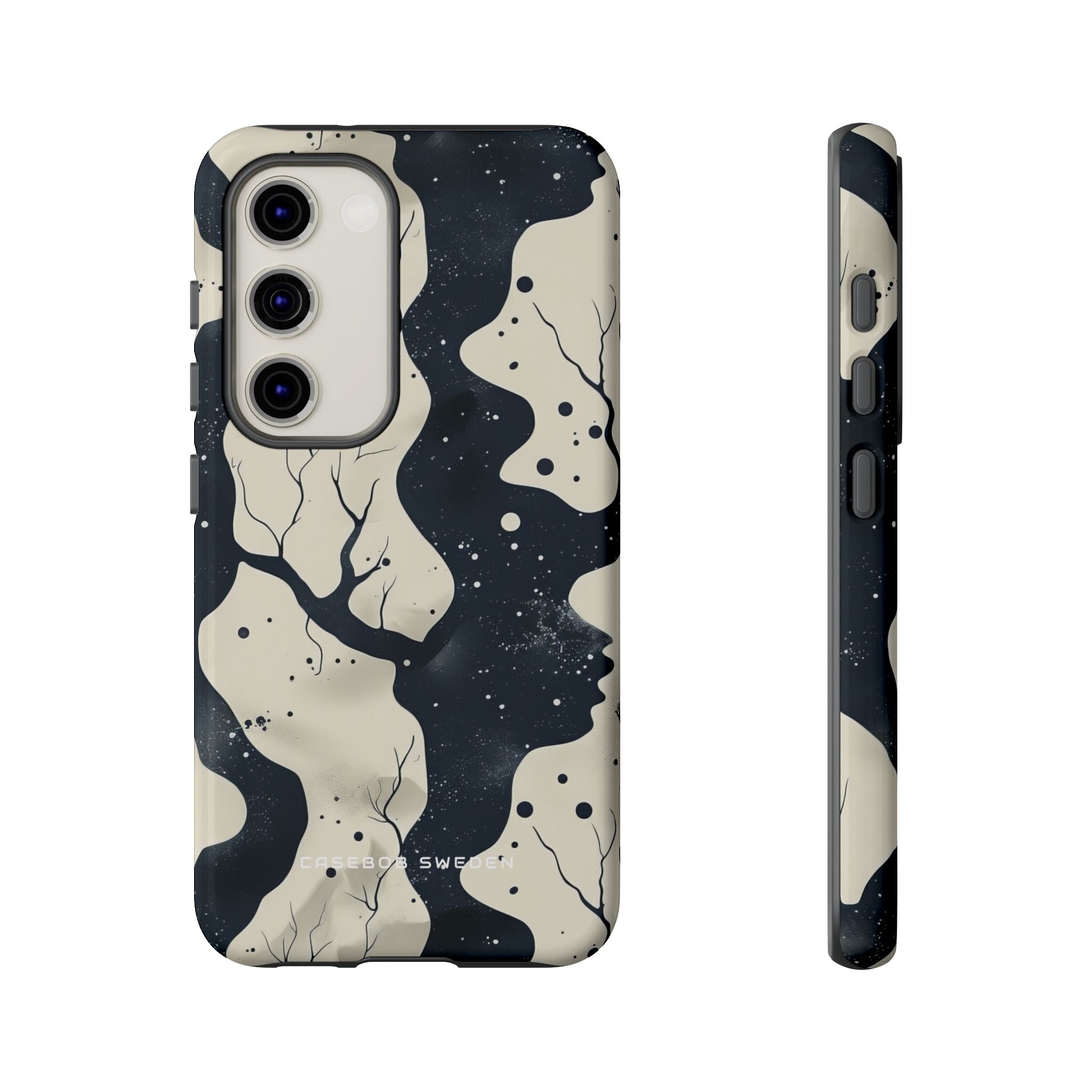 Organic Fluid Silhouettes with Cosmic Depth Samsung S23 - Tough Phone Case