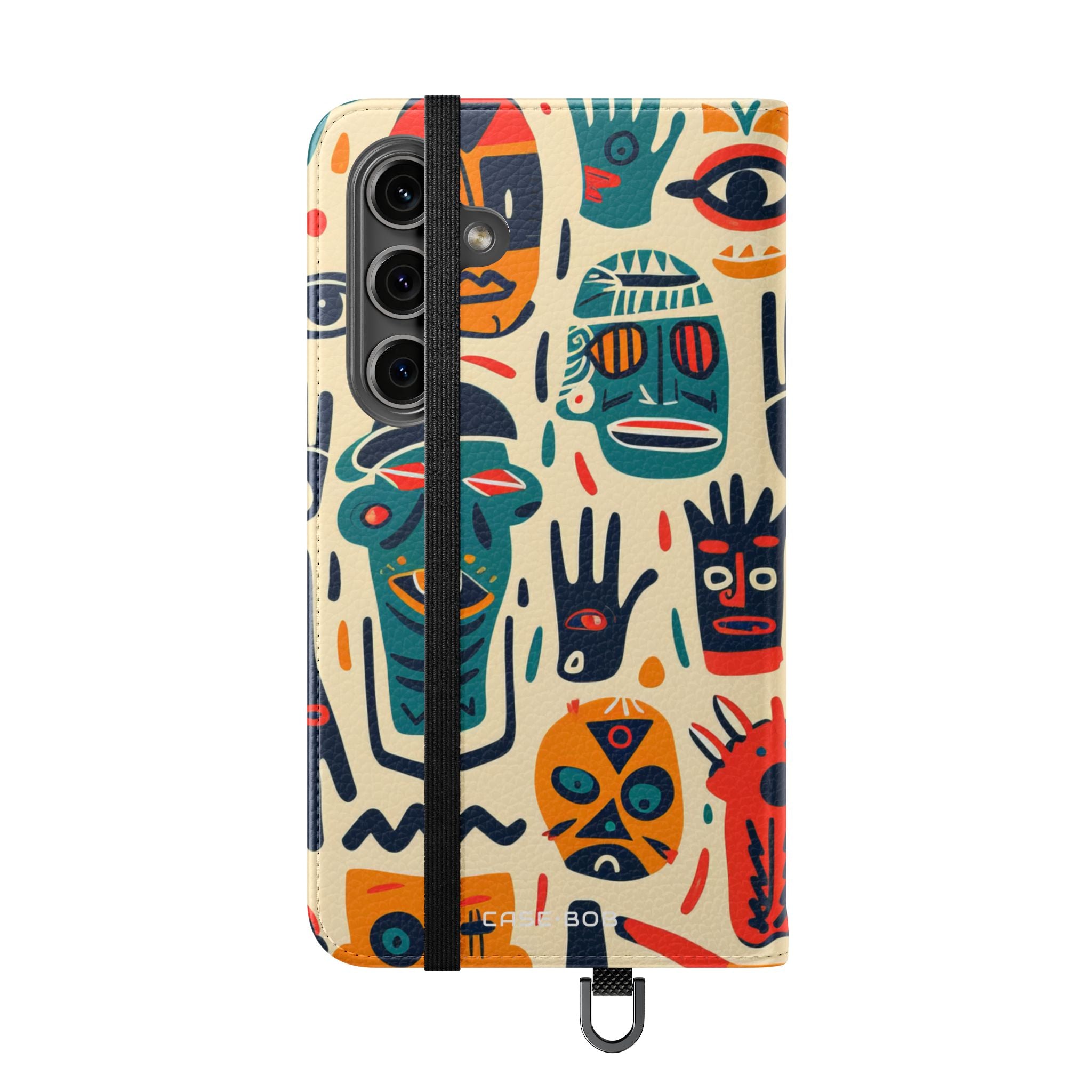Tribal Faces - Samsung S24 Cover - Pung