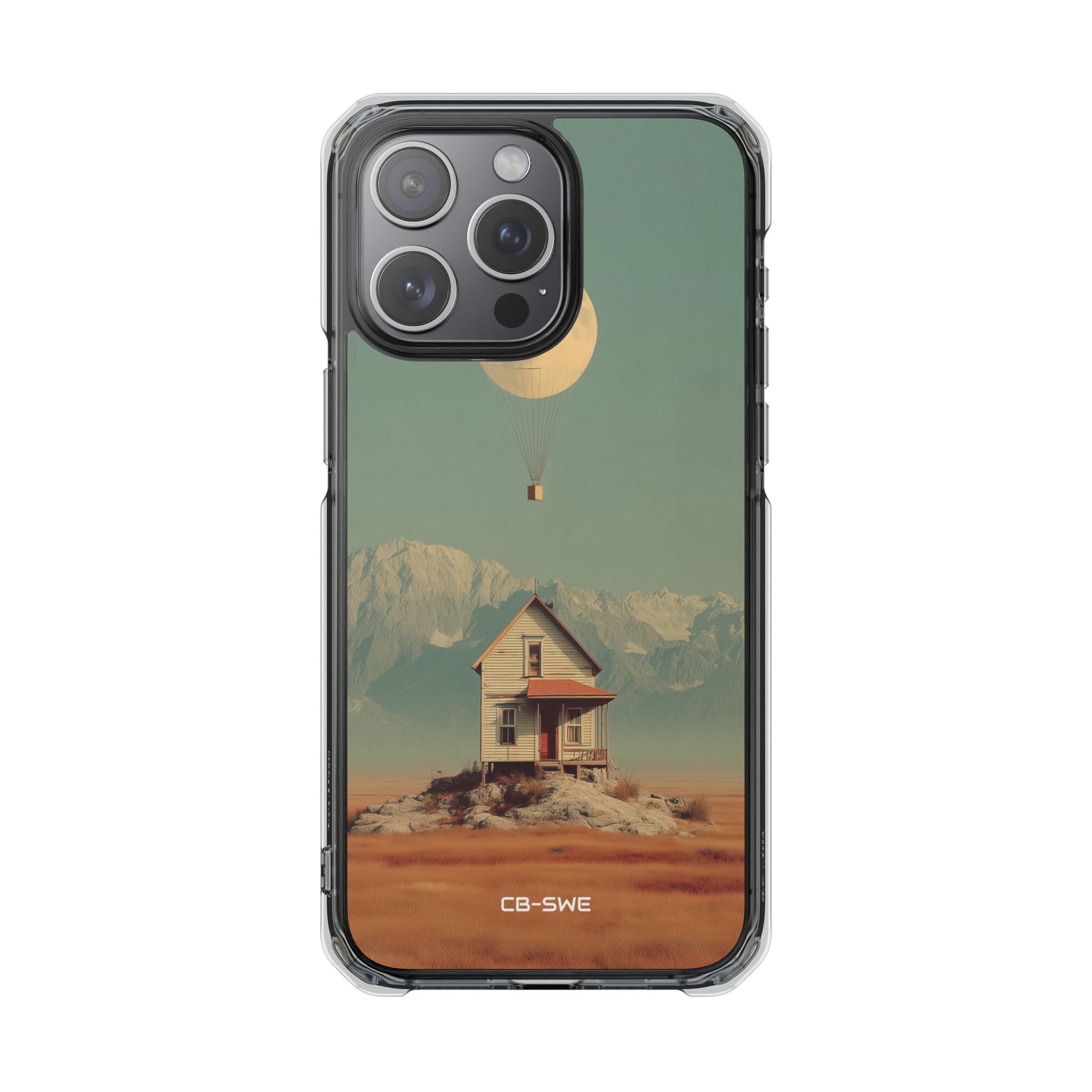 Moon Hovers Low iPhone Case - Impact