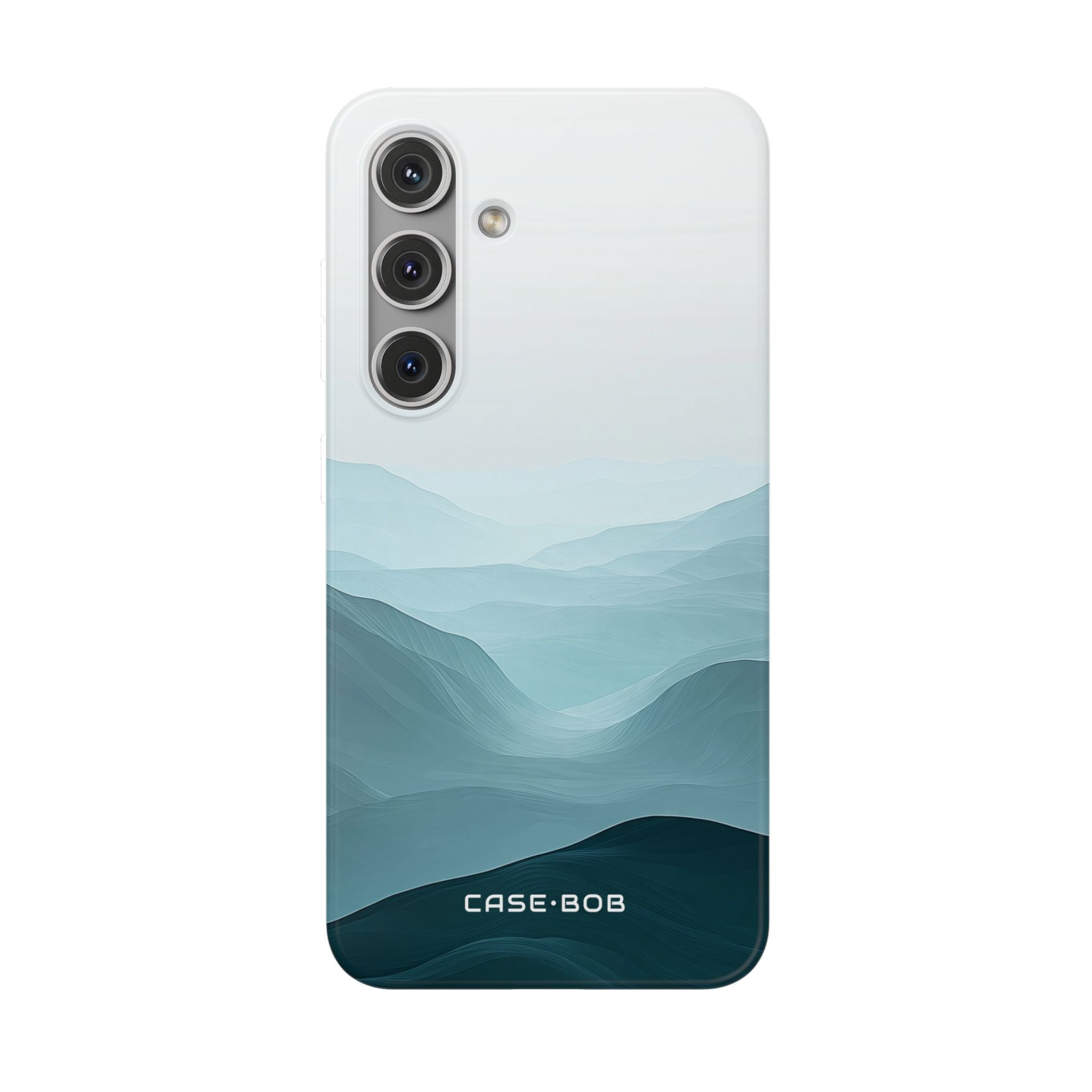 Teal Mist Mountains Samsung S24 Case - Soft