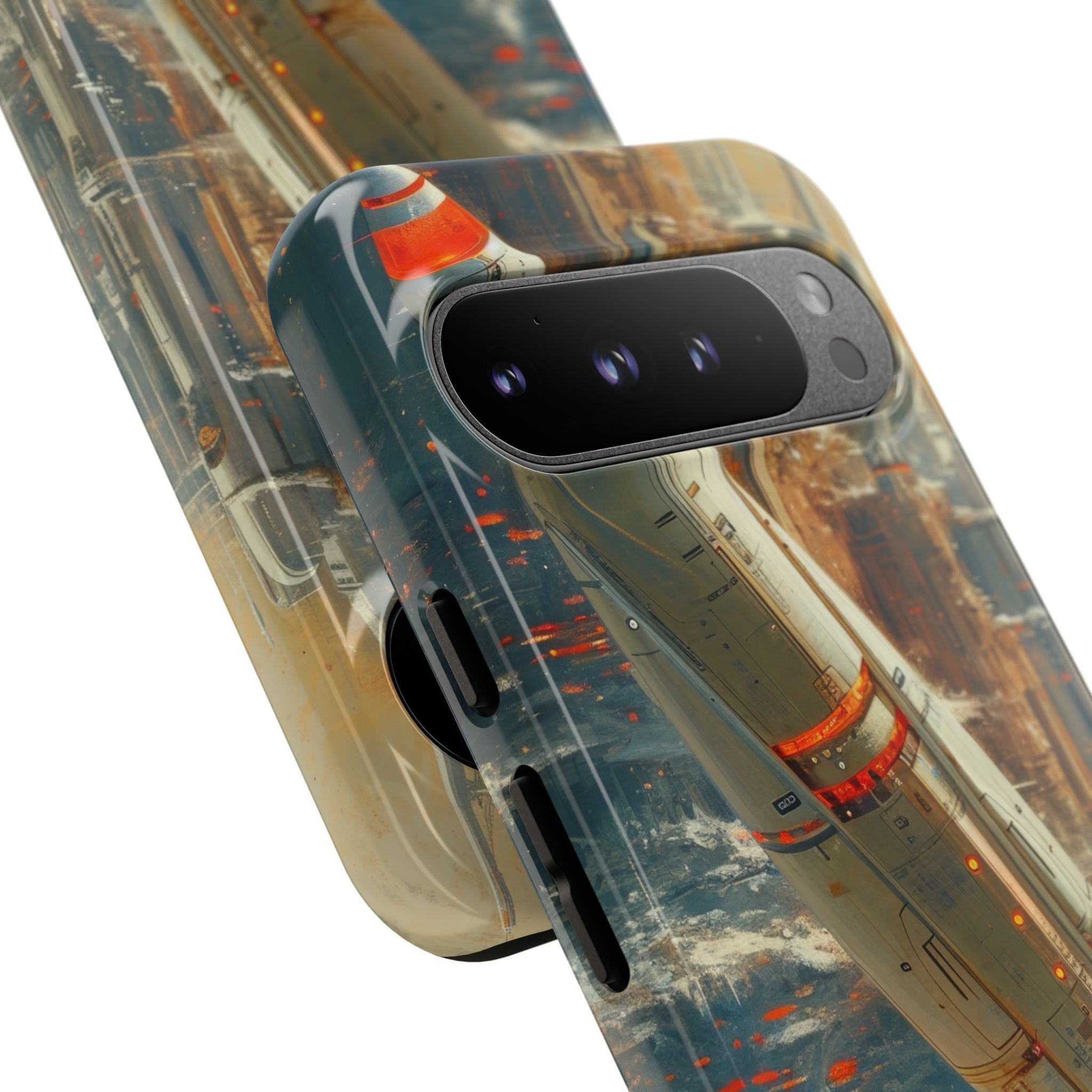 Futuristic Forest Voyage Google Pixel 9 - Tough