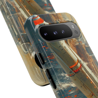 Futuristic Forest Voyage Google Pixel 9 - Tough