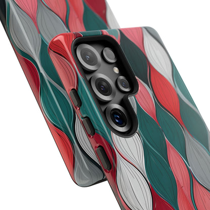 Leaf Cascade Teal Samsung S25 Ultra Case - Tough