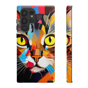 Abstract Kitty Palette Samsung Case (Protective)