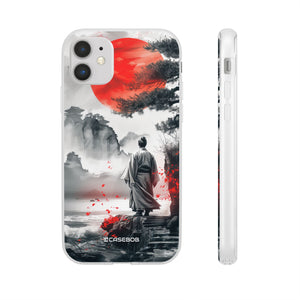 Serene Samurai Sunrise | Flexible Phone Case for iPhone