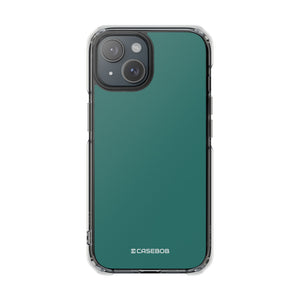 Myrtle Green | Handyhülle für iPhone (Clear Impact Case – magnetisch) 