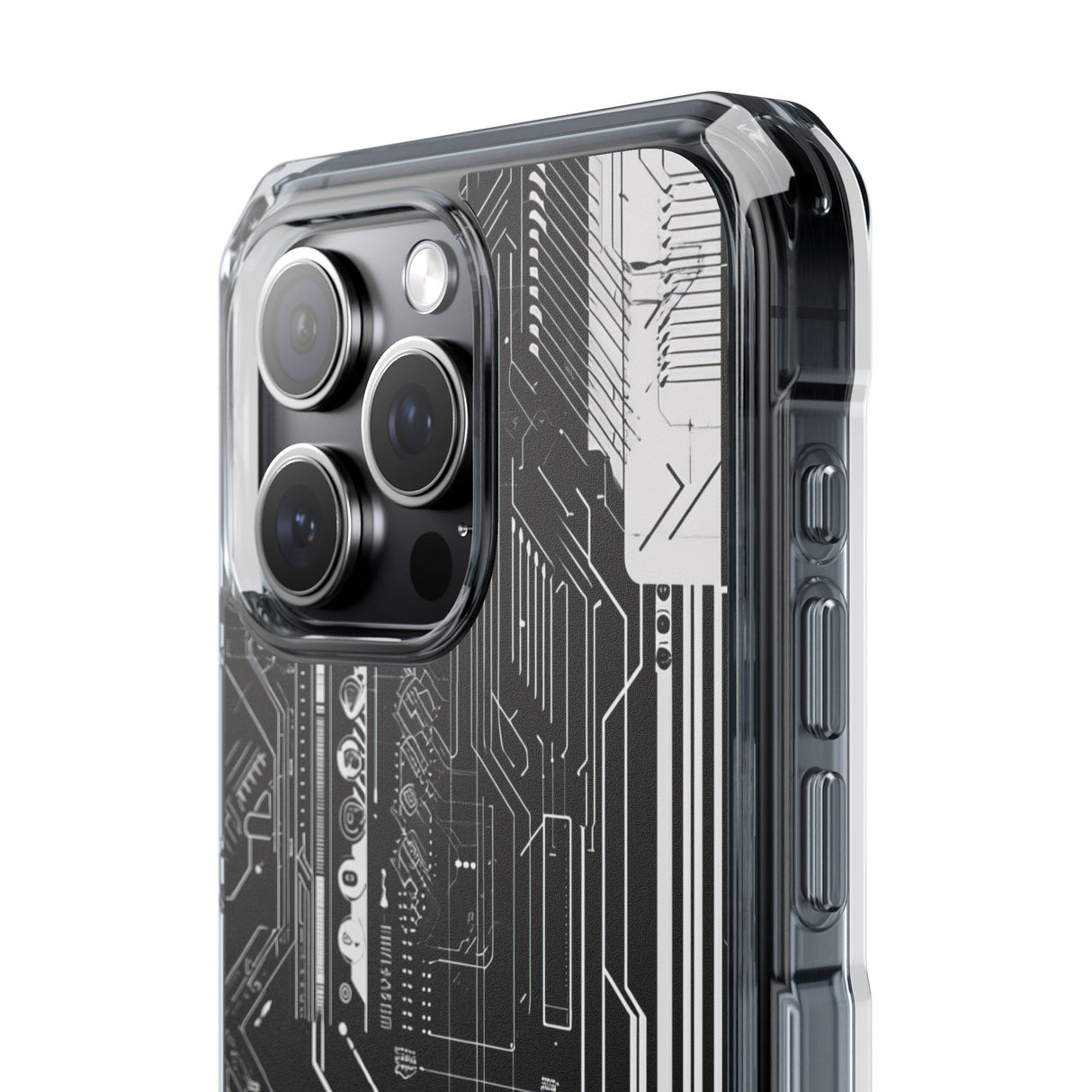 Circuitry Aesthetics - Phone Case for iPhone (Clear Impact - Magnetic)