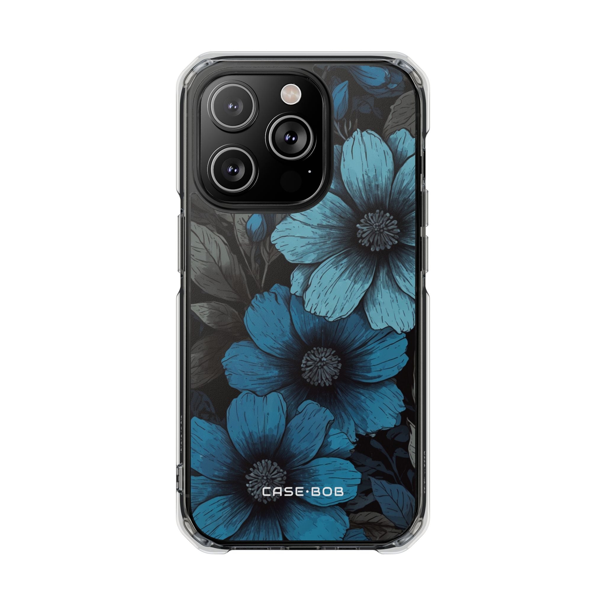 Blue Petal Radiance iPhone 14 Pro Case - Impact