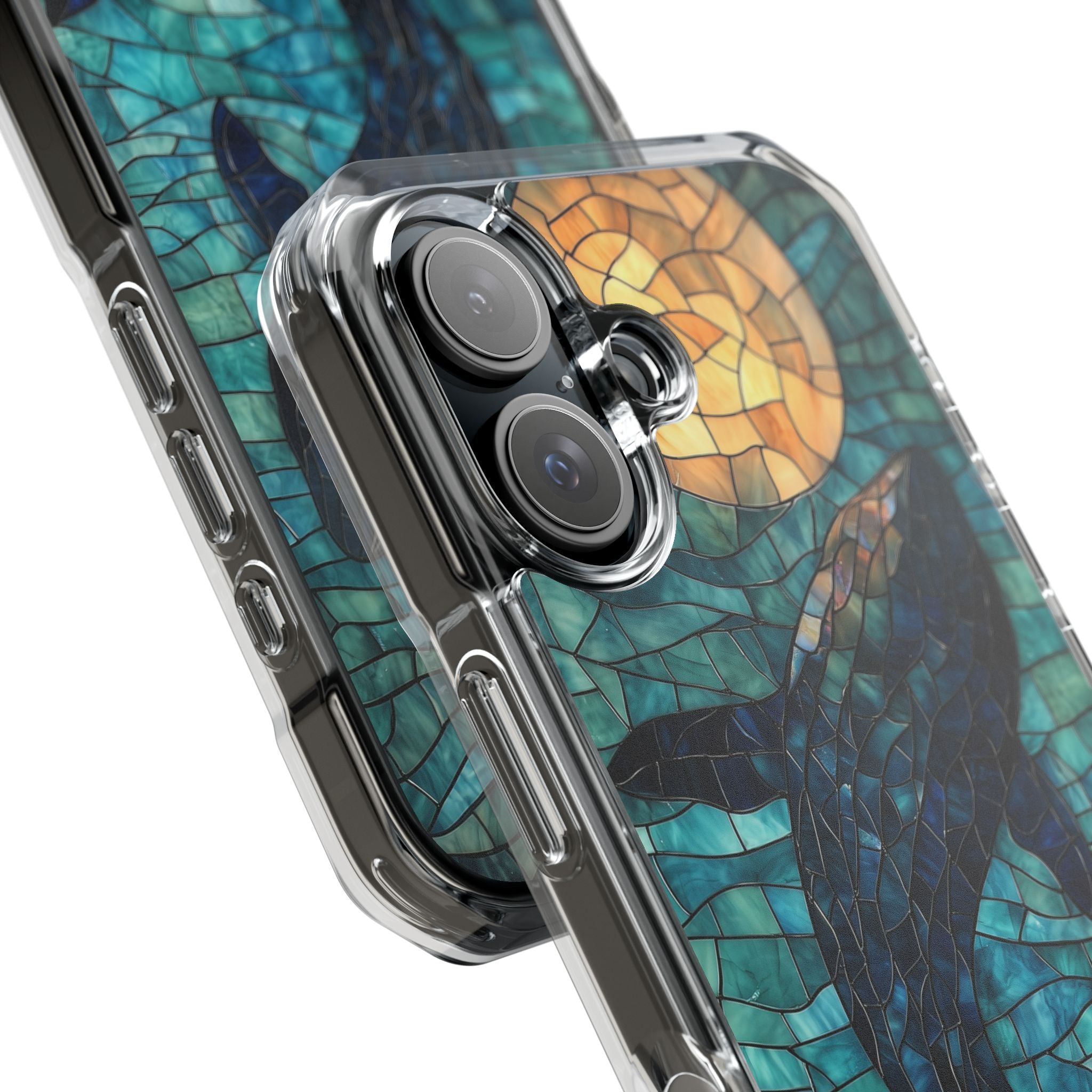 Whale Dives Upward iPhone Case - Impact