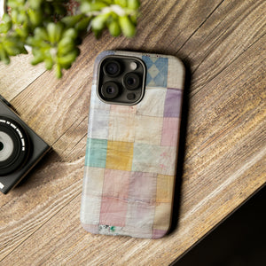 Pastel Quilt Patchwork - Protective Phone Case