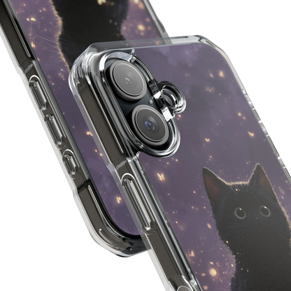 Whimsical Cat Soars iPhone Case - Impact