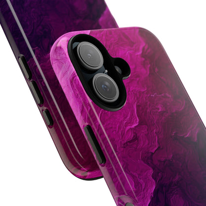 Violet Swirl iPhone 16 Plus Case - Tough