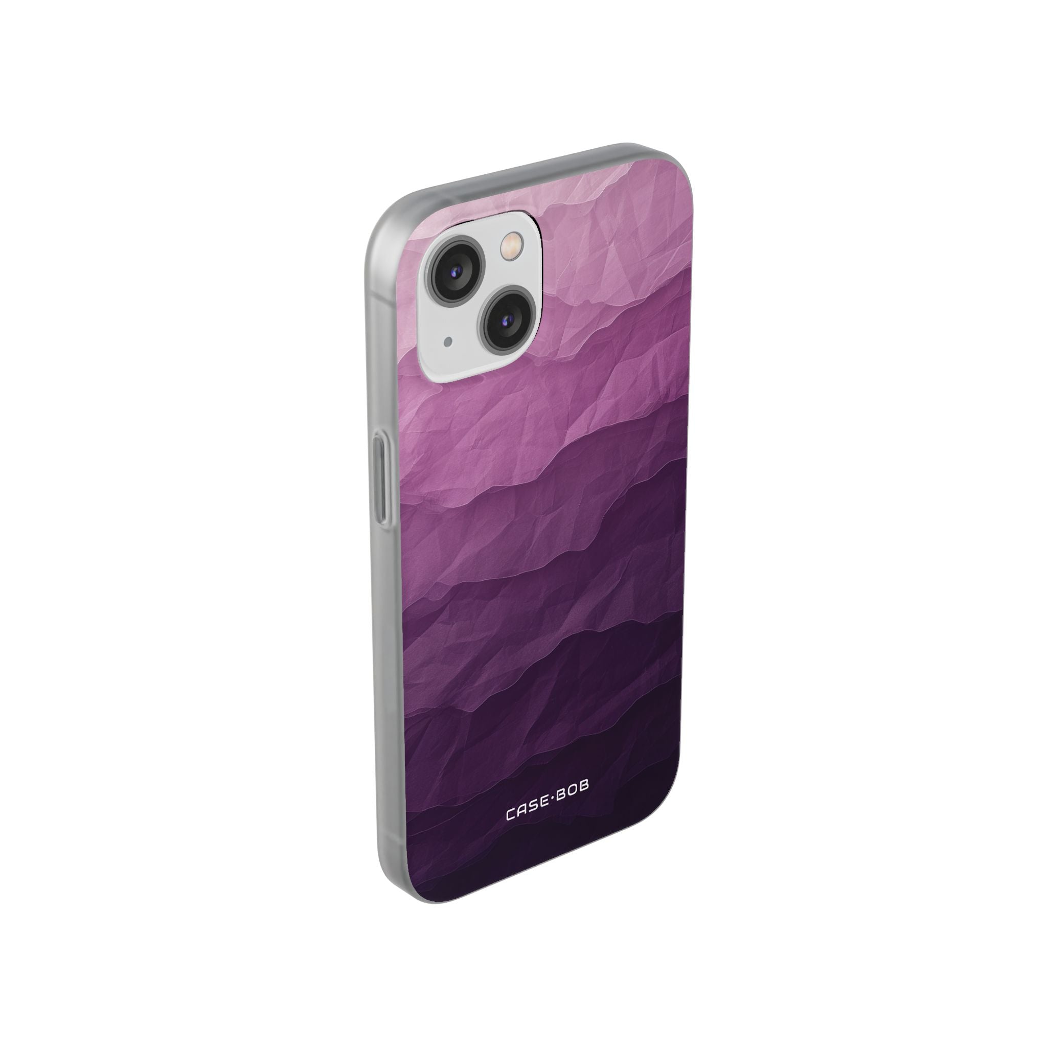 Purple Wave Layers iPhone 14 Case - Soft