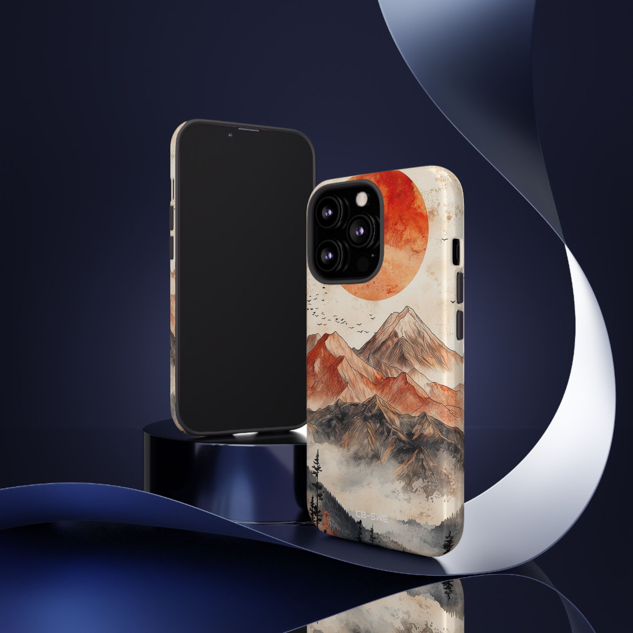 Mountains Greet Sun - iPhone Case