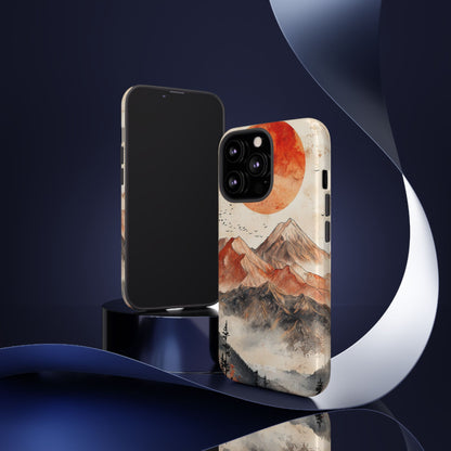 Mountains Greet Sun - iPhone Case