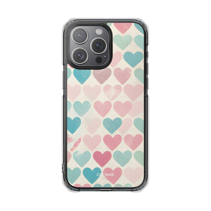 Retro Hearts Symmetry iPhone Case - Impact