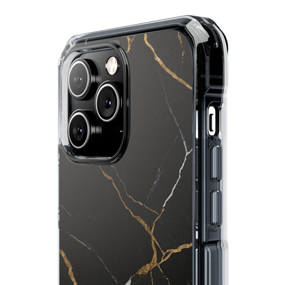 Golden Veins Emerge iPhone Case - Impact