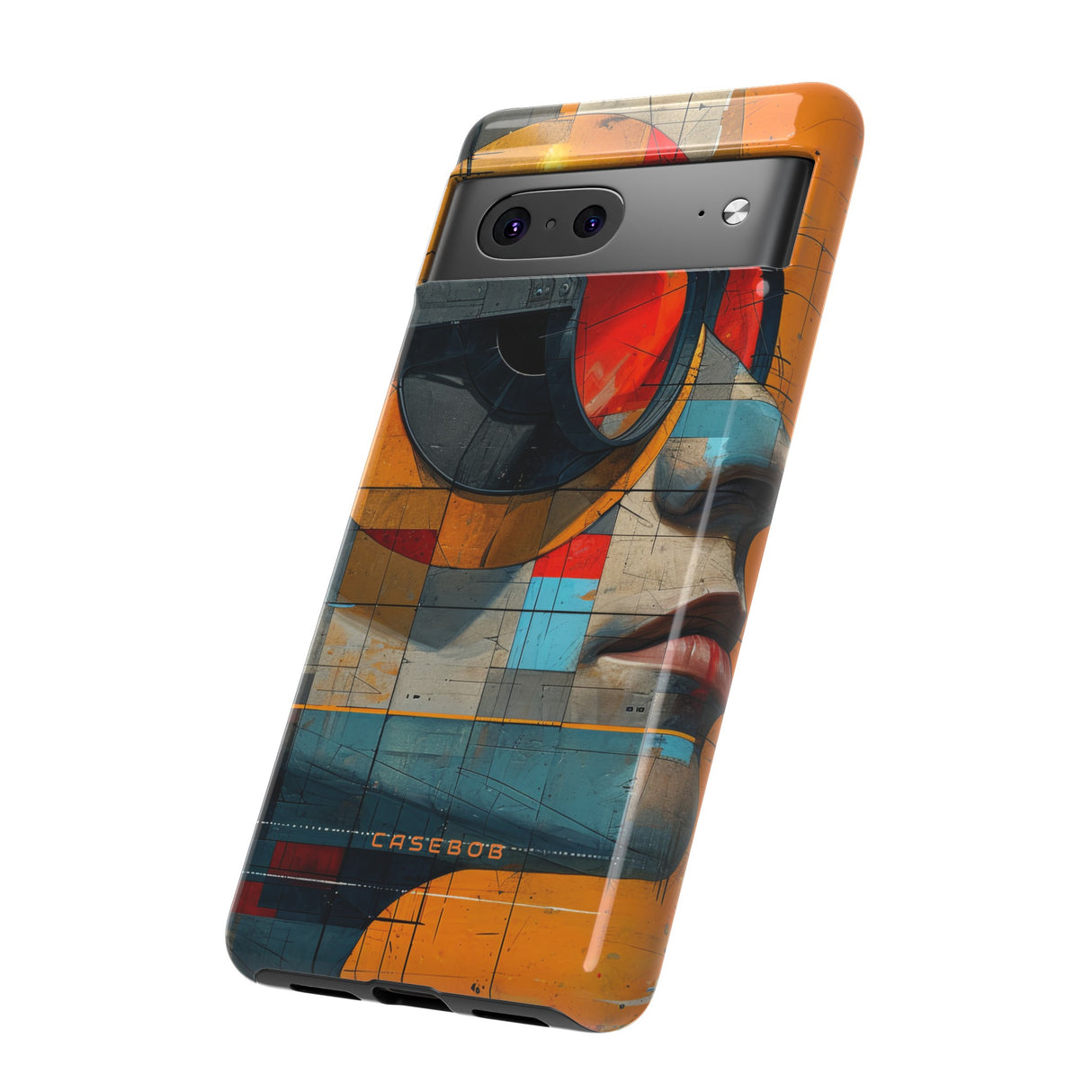 Cartoon Geometry Fusion - Protective Phone Case