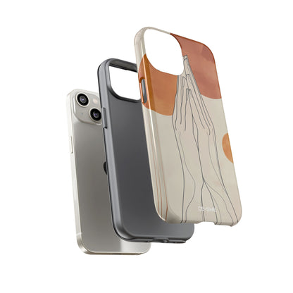 Prayers Encircle Hands - iPhone Case