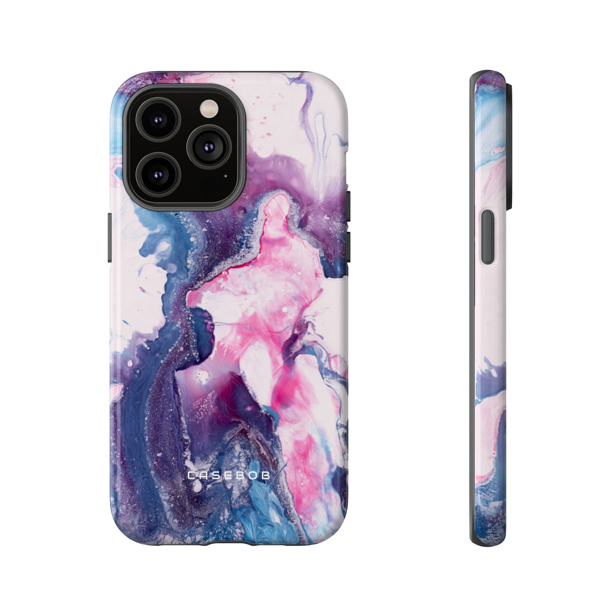 Blue & Pink Art - Protective Phone Case