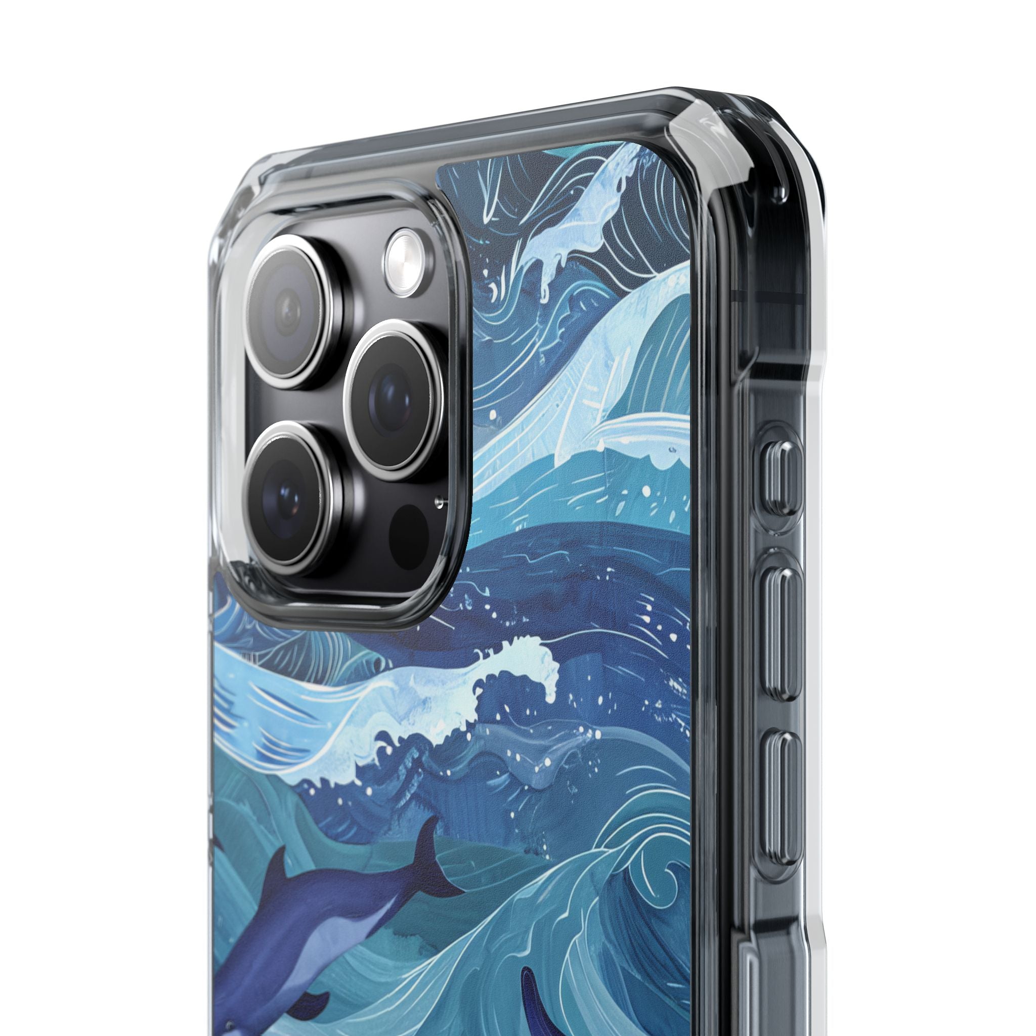 Dolphin Waves iPhone 15 Pro Max Case - Impact