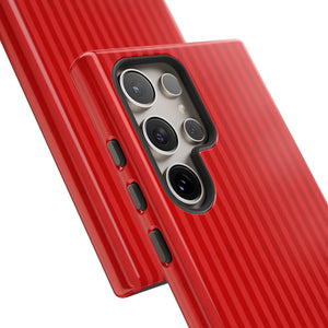 Red Stripes - Protective Phone Case