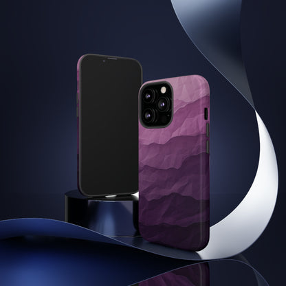 Lilac to Plum Gradient - Protective Phone Case