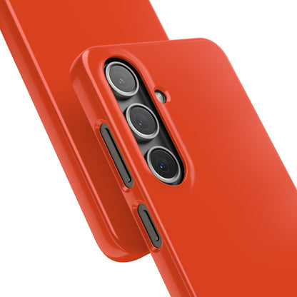 Orange Red Samsung S24 - Slim Phone Case