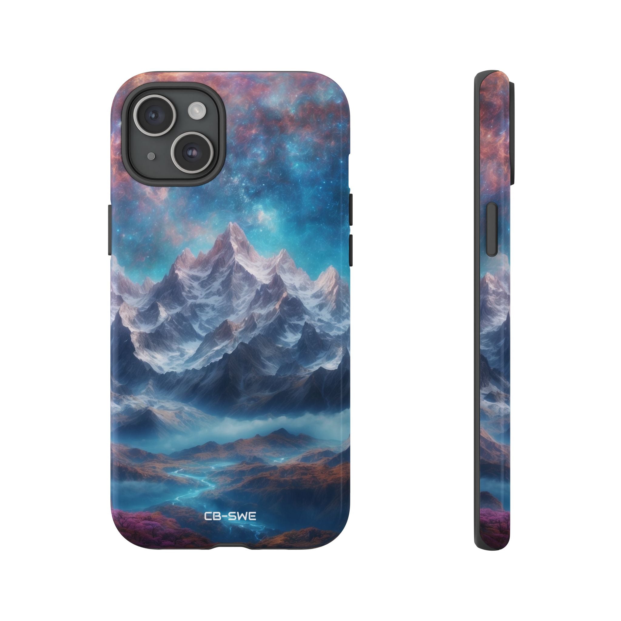 Celestial Mountains Rise - iPhone Case