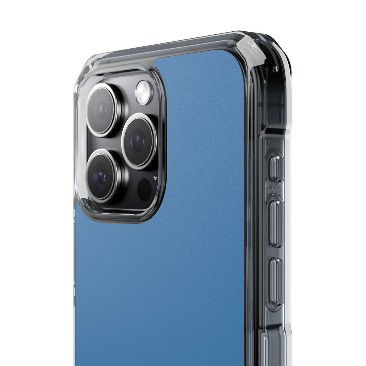 Steel Blue | Phone Case for iPhone (Clear Impact Case - Magnetic)