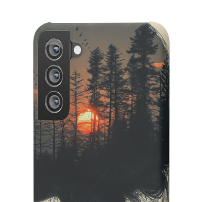 Tranquil Silhouette | Slim Phone Case for Samsung