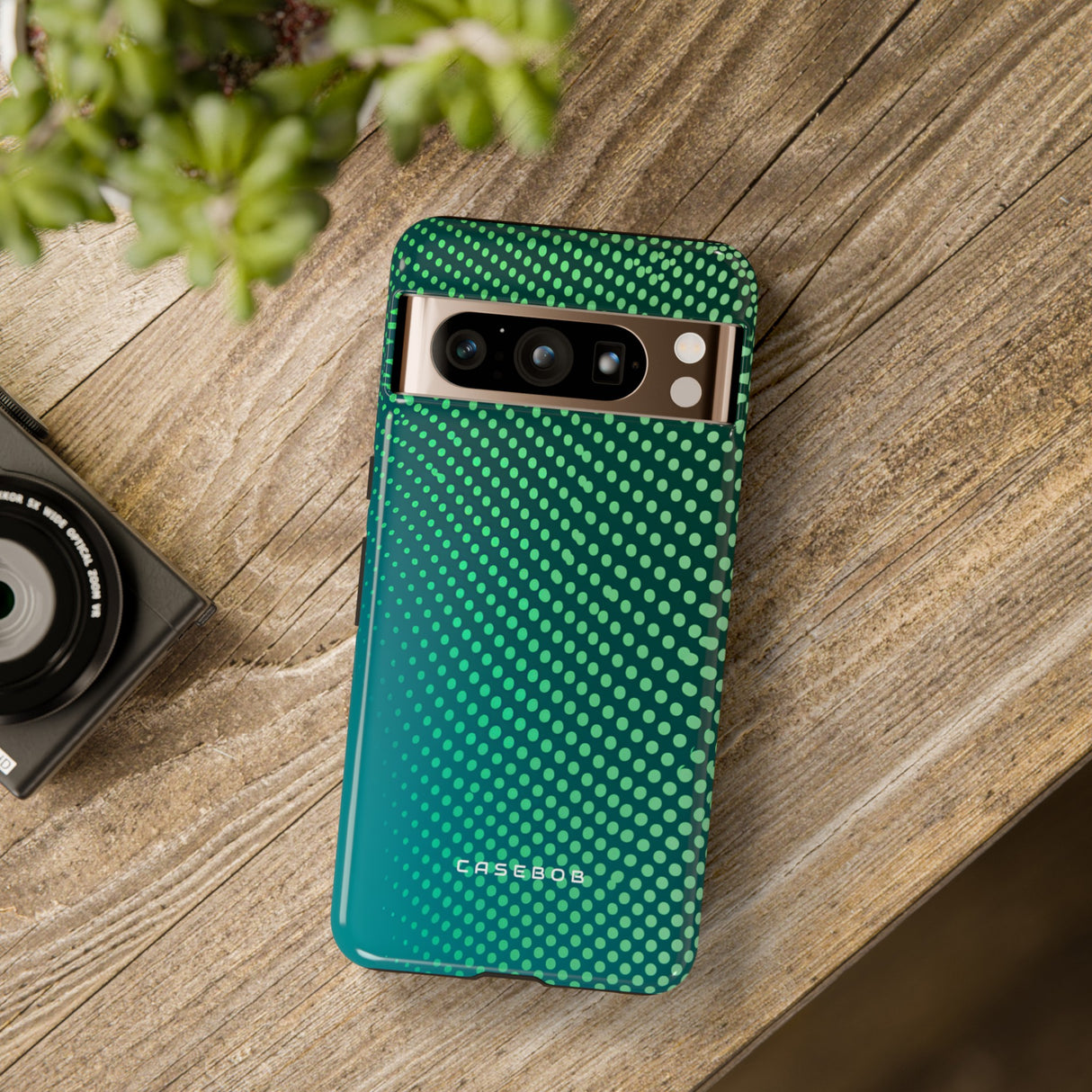 Green Dot Harmony - Protective Phone Case