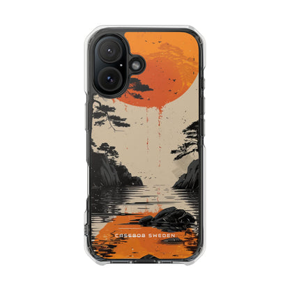 Zen Serenity Sunscape iPhone 16 - Clear Impact Phone Case