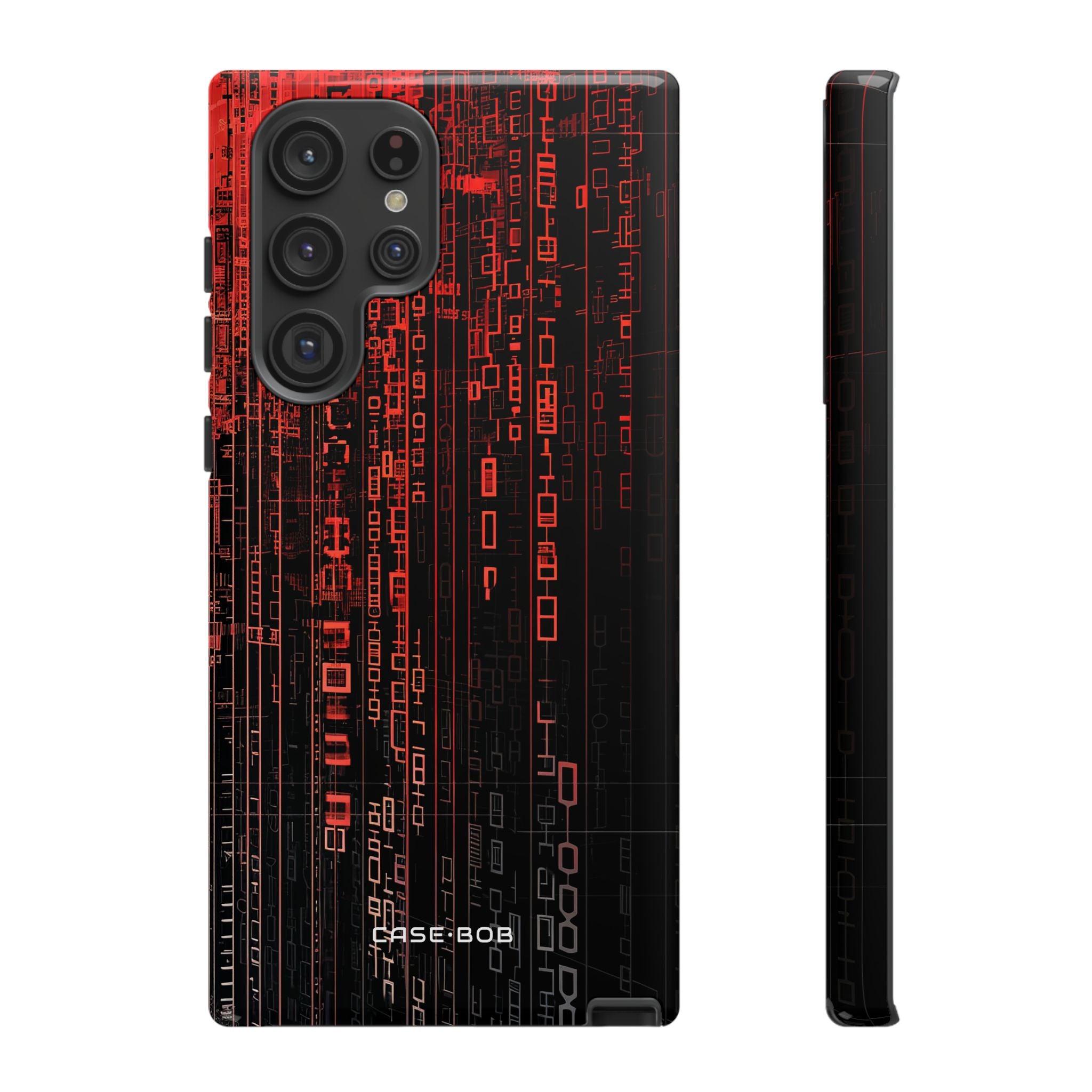 Crimson Glyphs Samsung S22 Ultra Case - Tough