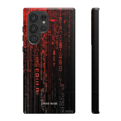 Crimson Glyphs Samsung S22 Ultra Case - Tough