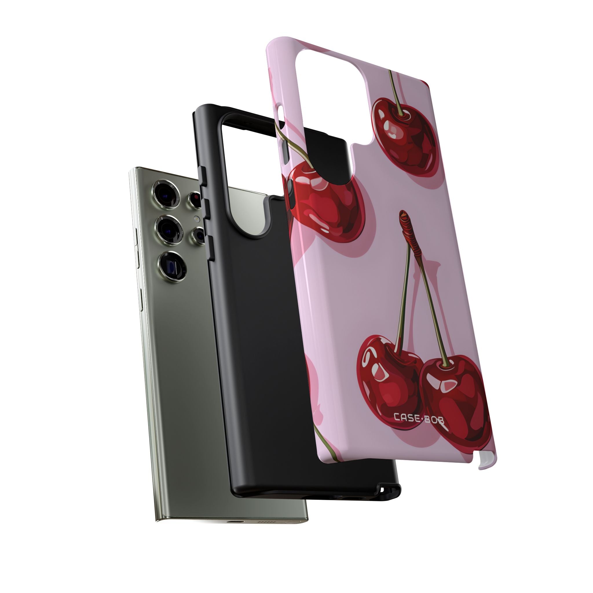 Glossy Cherry Burst Samsung S23 Ultra Case - Tough