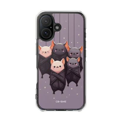 Playful Bats Hang iPhone Case - Impact