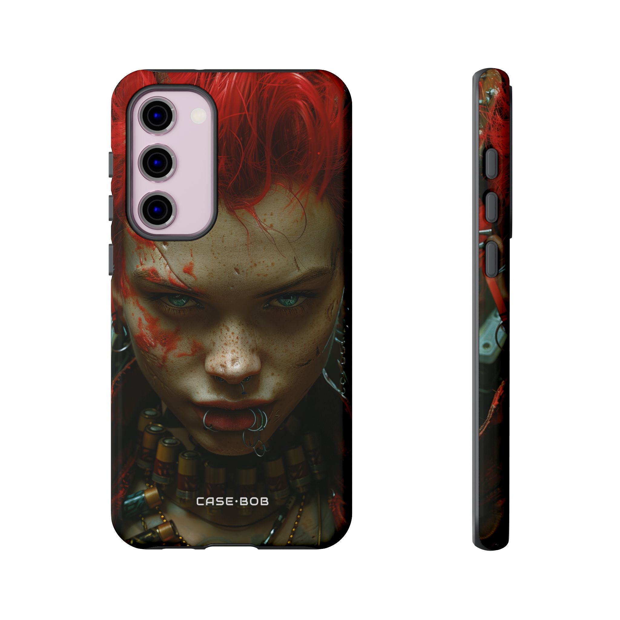 Red Spike Gaze Samsung S23 Plus Case - Tough