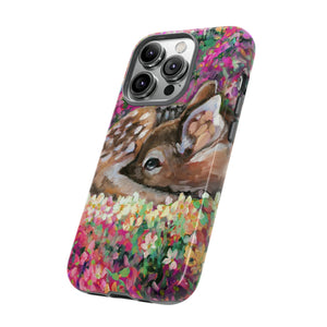 Oil painting - Young Deer - Protective Phone Case