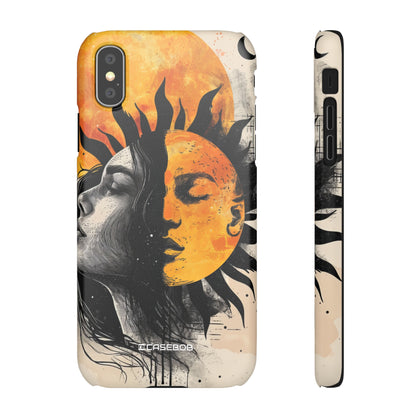 Sunlit Duality | Slim Phone Case for iPhone