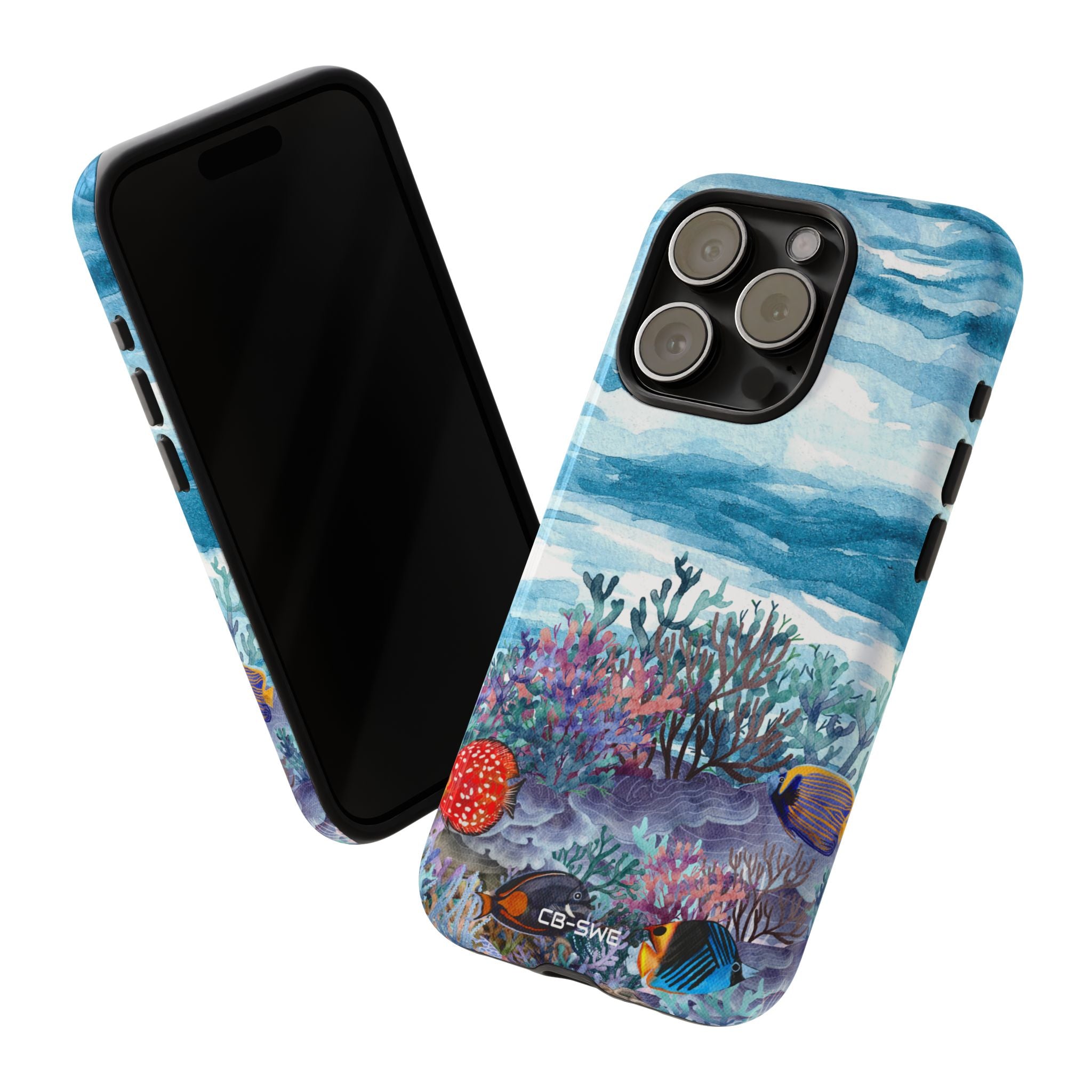 Aquatic Life Watercolors - iPhone Case