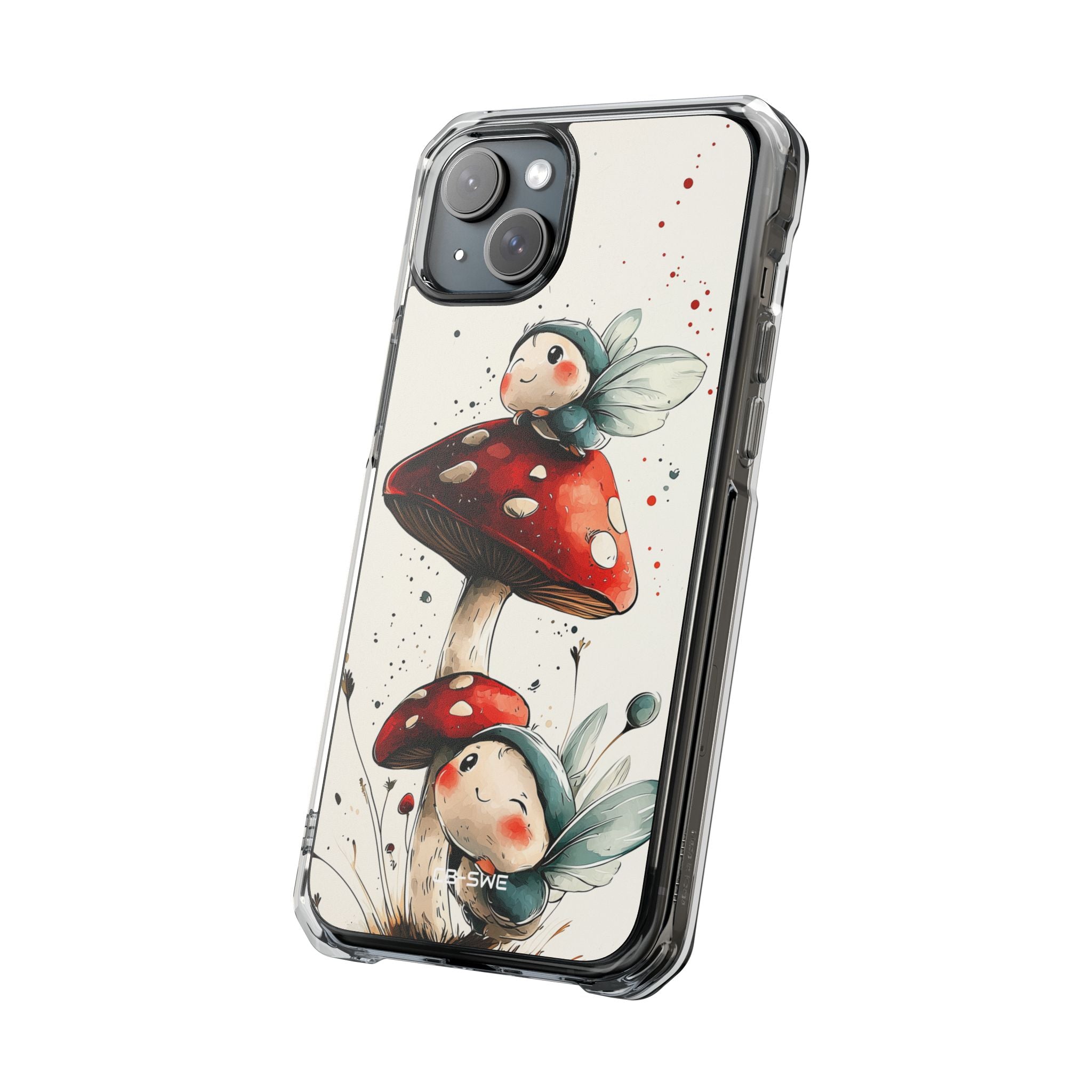 Mushrooms Entertain Fairies iPhone Case - Impact