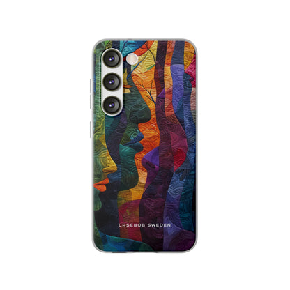 Harmonized Faces and Nature Fusion Samsung S23 - Flexi Phone Case